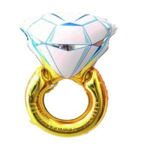 Balon Folie inel Cu Diamant 108 CM
