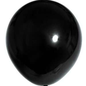 balon latex Negru 1Buc 25 CM