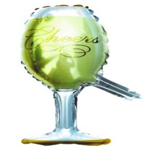 Balon Folie Pahar De Vin 15*34 CM