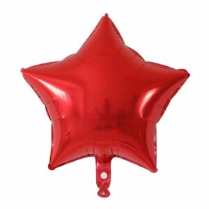 Balon Folie Steluta Rosu 25Cm