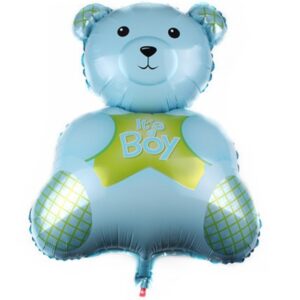 Balon Folie Urs Bleu 70Cm