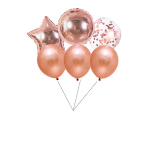 Set Baloane Rosegold 6Buc